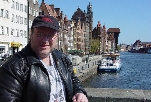 Allen at the Stara Motlawa River in Gdansk